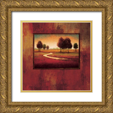 Rejoice II Gold Ornate Wood Framed Art Print with Double Matting by Williams, Gregory