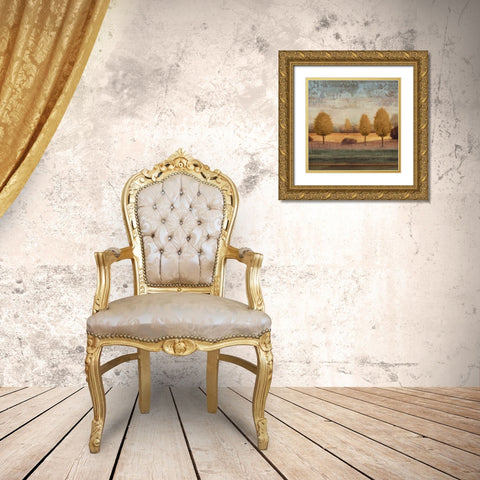 In Awe I Gold Ornate Wood Framed Art Print with Double Matting by Williams, Gregory