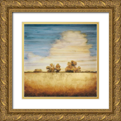 Lucent I Gold Ornate Wood Framed Art Print with Double Matting by Williams, Gregory