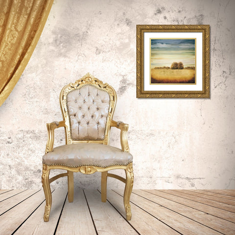 Lucent II Gold Ornate Wood Framed Art Print with Double Matting by Williams, Gregory