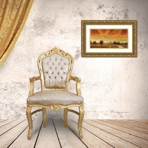 Moment to Moment Gold Ornate Wood Framed Art Print with Double Matting by Williams, Gregory