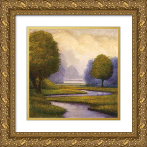 Lavender Sunrise I Gold Ornate Wood Framed Art Print with Double Matting by Williams, Gregory