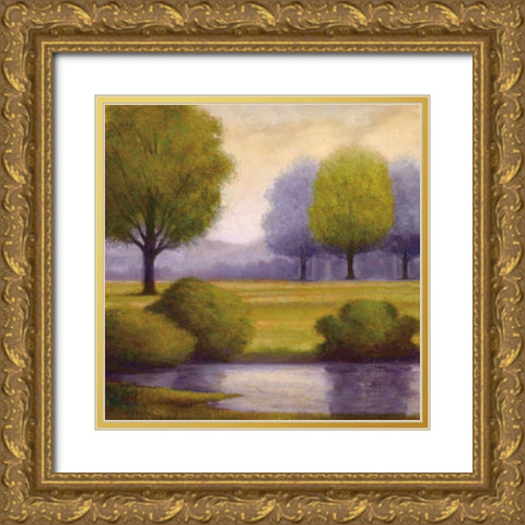 Lavender Sunrise II Gold Ornate Wood Framed Art Print with Double Matting by Williams, Gregory