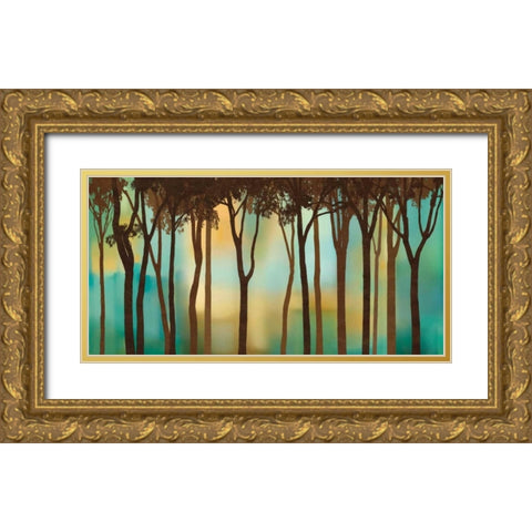 Moonlighting Gold Ornate Wood Framed Art Print with Double Matting by Williams, Gregory
