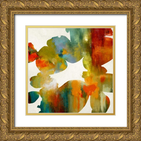 Allegory I Gold Ornate Wood Framed Art Print with Double Matting by Carlson, Hannah