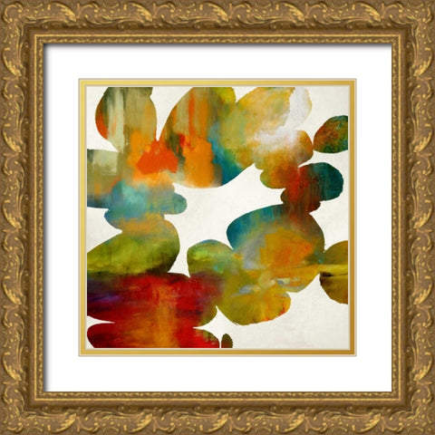 Allegory II Gold Ornate Wood Framed Art Print with Double Matting by Carlson, Hannah