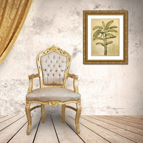 Palms of the Tropics II Gold Ornate Wood Framed Art Print with Double Matting by Deveraux, Jill