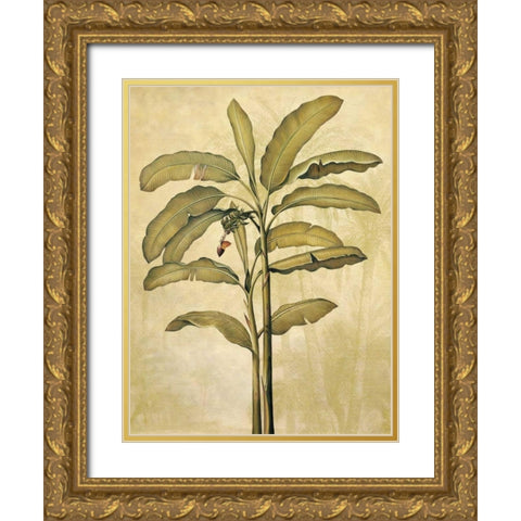 Palms of the Tropics II Gold Ornate Wood Framed Art Print with Double Matting by Deveraux, Jill