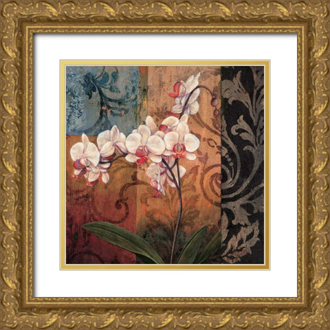 Opulent I Gold Ornate Wood Framed Art Print with Double Matting by Deveraux, Jill