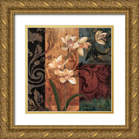 Opulent II Gold Ornate Wood Framed Art Print with Double Matting by Deveraux, Jill
