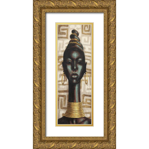 Nobility II Gold Ornate Wood Framed Art Print with Double Matting by Morgan, Joseph