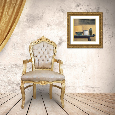 Asian Collection II Gold Ornate Wood Framed Art Print with Double Matting by Ross, Yuki