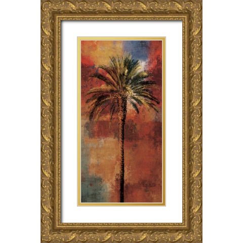 Mustique I Gold Ornate Wood Framed Art Print with Double Matting by Seba, John