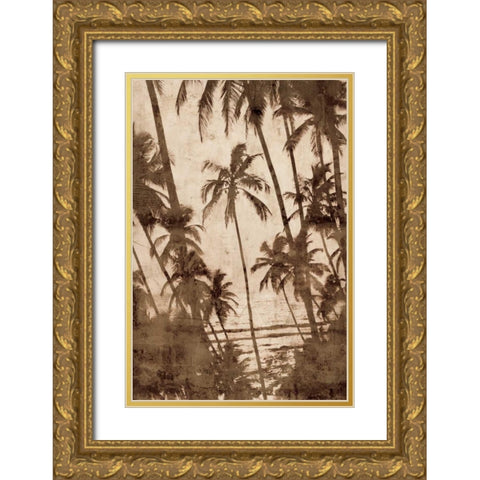 Trade Winds I Gold Ornate Wood Framed Art Print with Double Matting by Seba, John