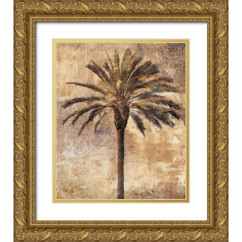 Majestic I Gold Ornate Wood Framed Art Print with Double Matting by Seba, John