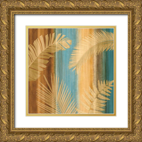 Caribbean I Gold Ornate Wood Framed Art Print with Double Matting by Seba, John