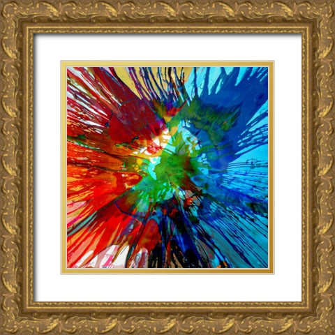 Not Shy IV Gold Ornate Wood Framed Art Print with Double Matting by Evans, Josh