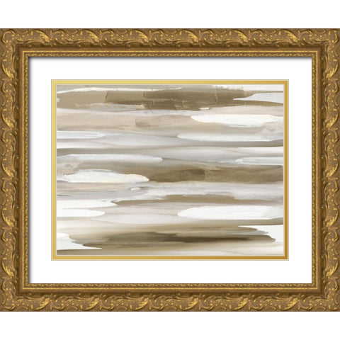 Beyond Gold Ornate Wood Framed Art Print with Double Matting by Hanson, Jackie