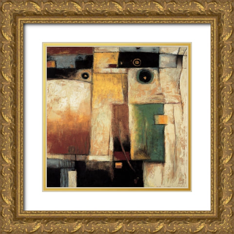 Construct II Gold Ornate Wood Framed Art Print with Double Matting by Parsons, Jonathan