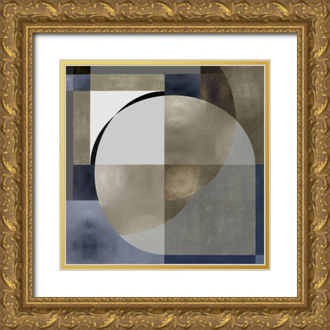 Meld I Gold Ornate Wood Framed Art Print with Double Matting by Thompson, Justin