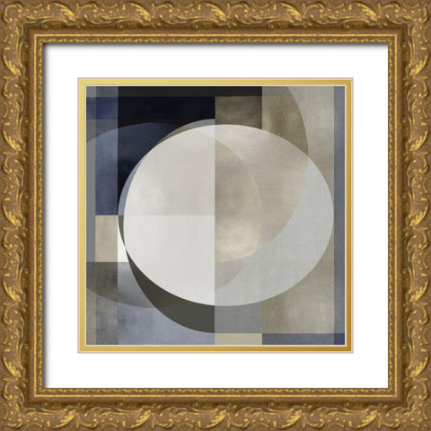Meld II Gold Ornate Wood Framed Art Print with Double Matting by Thompson, Justin