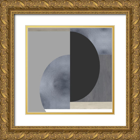 Balanced I Gold Ornate Wood Framed Art Print with Double Matting by Thompson, Justin