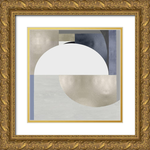 Synthesis I Gold Ornate Wood Framed Art Print with Double Matting by Thompson, Justin