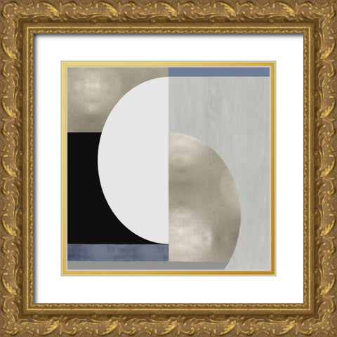 Synthesis II Gold Ornate Wood Framed Art Print with Double Matting by Thompson, Justin