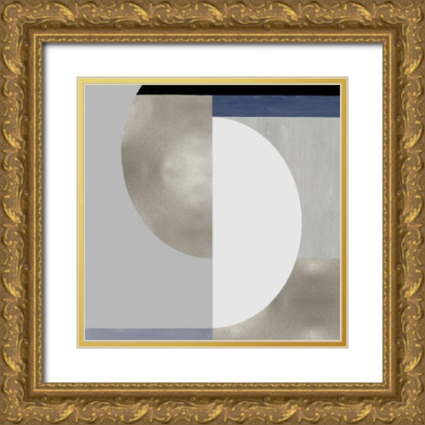 Synthesis III Gold Ornate Wood Framed Art Print with Double Matting by Thompson, Justin