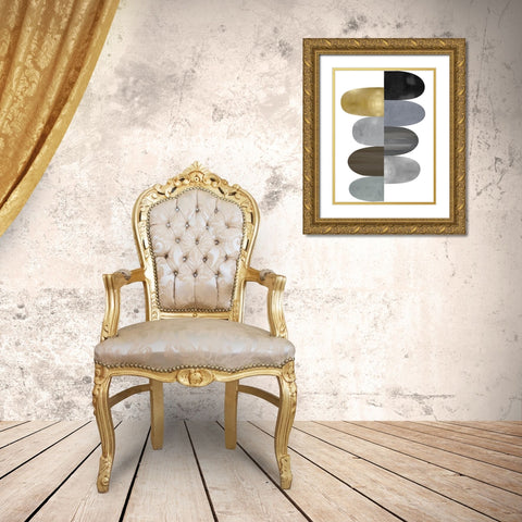 Engaged II Gold Ornate Wood Framed Art Print with Double Matting by Thompson, Justin