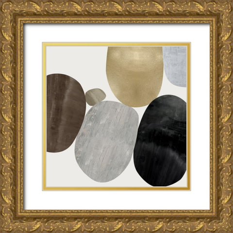 Mingle I Gold Ornate Wood Framed Art Print with Double Matting by Thompson, Justin