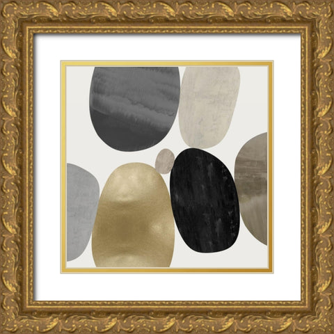 Mingle II Gold Ornate Wood Framed Art Print with Double Matting by Thompson, Justin