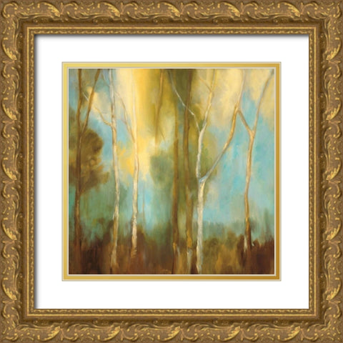 Bare Trees I Gold Ornate Wood Framed Art Print with Double Matting by Mitchell, Kristi