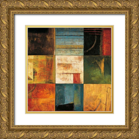 Diversified II Gold Ornate Wood Framed Art Print with Double Matting by Morrison, Kurt
