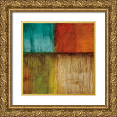 Spectrum I Gold Ornate Wood Framed Art Print with Double Matting by Morrison, Kurt