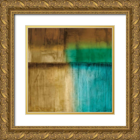Spectrum II Gold Ornate Wood Framed Art Print with Double Matting by Morrison, Kurt