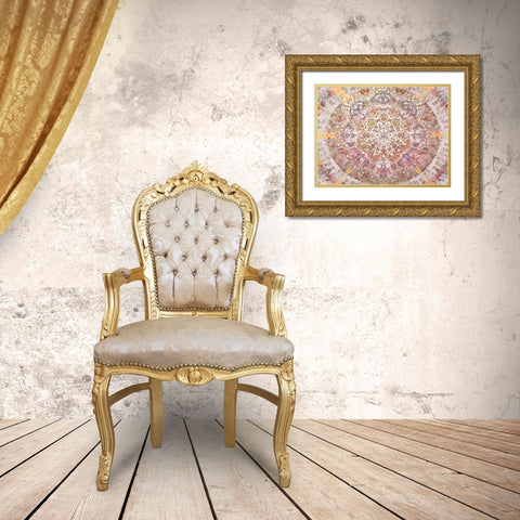 Tapestry Dream II Gold Ornate Wood Framed Art Print with Double Matting by Kearns, Molly
