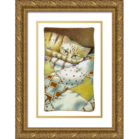 Daydreams Gold Ornate Wood Framed Art Print with Double Matting by Seeley, Laura
