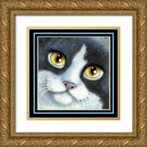 Dinner and a Movie (Detail Yel Gold Ornate Wood Framed Art Print with Double Matting by Seeley, Laura