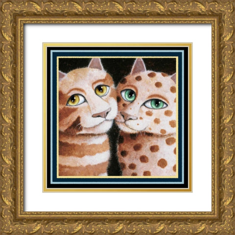 First Date (Detail) Gold Ornate Wood Framed Art Print with Double Matting by Seeley, Laura