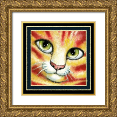 Orange Delights (Detail) Gold Ornate Wood Framed Art Print with Double Matting by Seeley, Laura