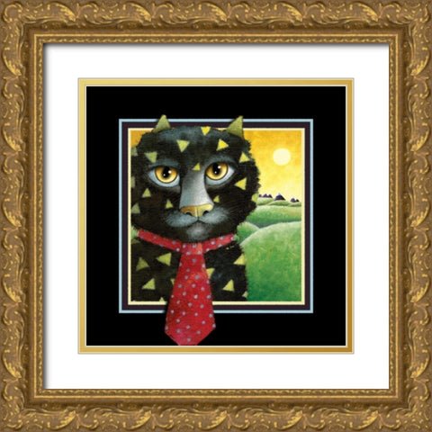 The Architect (Black) Gold Ornate Wood Framed Art Print with Double Matting by Seeley, Laura