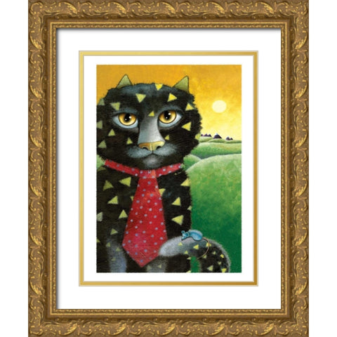 The Architect Gold Ornate Wood Framed Art Print with Double Matting by Seeley, Laura