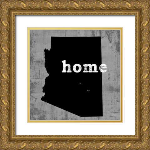 Arizona  Gold Ornate Wood Framed Art Print with Double Matting by Wilson, Luke