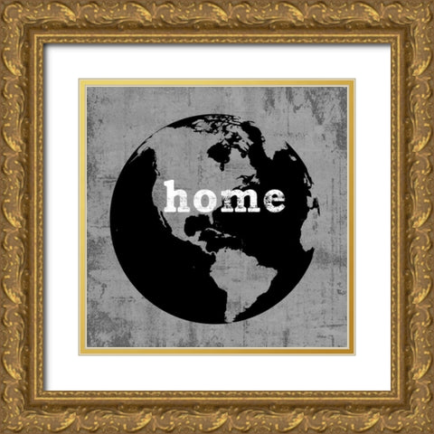 Earth Gold Ornate Wood Framed Art Print with Double Matting by Wilson, Luke