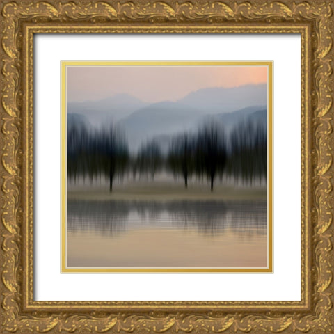 Early Morning IV Gold Ornate Wood Framed Art Print with Double Matting by Clark, Madeline