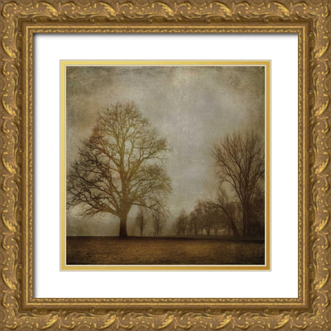 Morning Meditation I Gold Ornate Wood Framed Art Print with Double Matting by Clark, Madeline