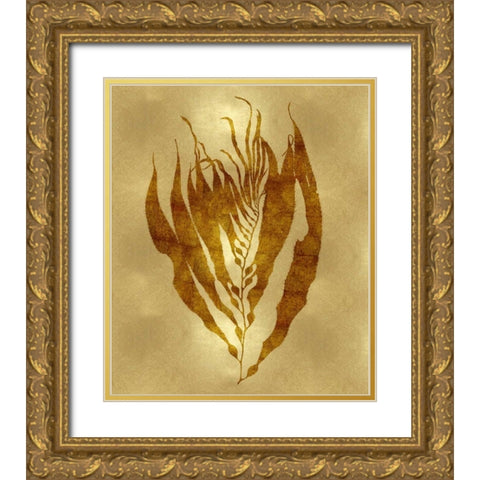 Sea Life - Gold I Gold Ornate Wood Framed Art Print with Double Matting by Miller, Melonie
