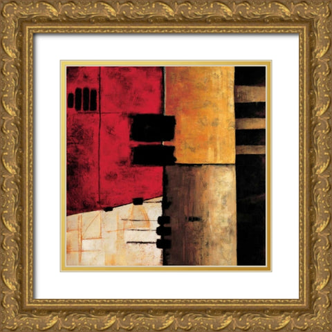 Destination I Gold Ornate Wood Framed Art Print with Double Matting by Hansen, Max