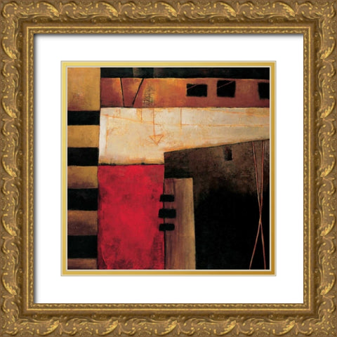 Destination II Gold Ornate Wood Framed Art Print with Double Matting by Hansen, Max